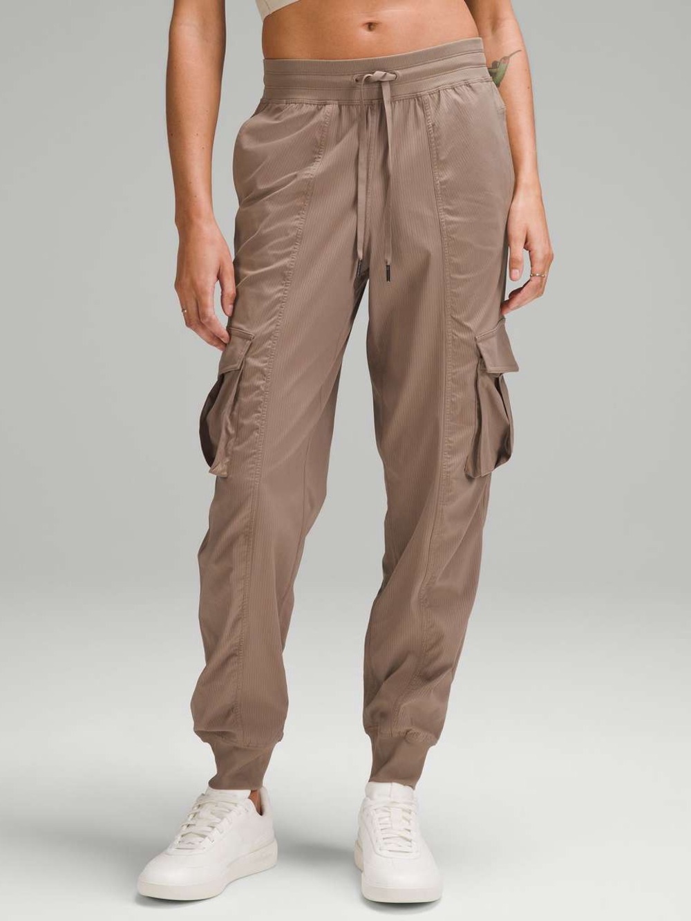 Lululemon Dance Studio Relaxed-Fit Mid-Rise Cargo Jogger in Taupetastic Small